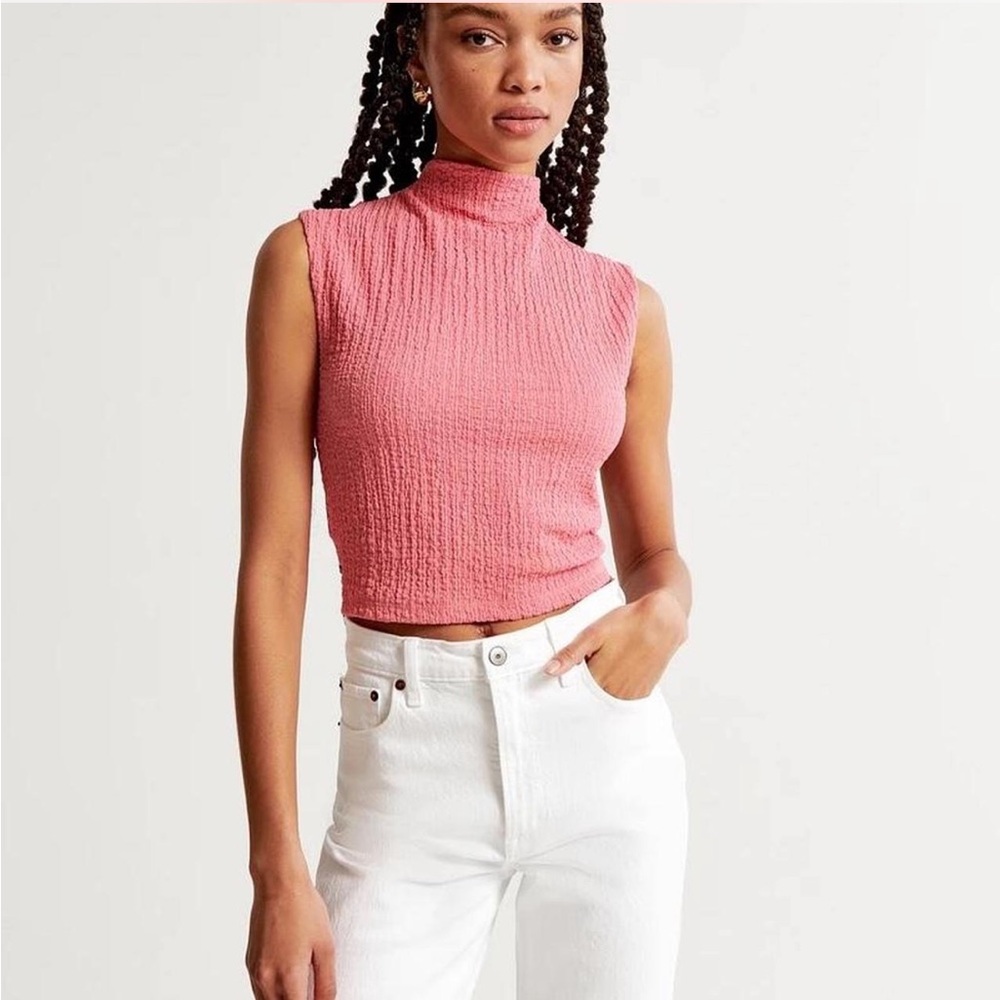 Abercrombie Paloma Bubble Knit Top